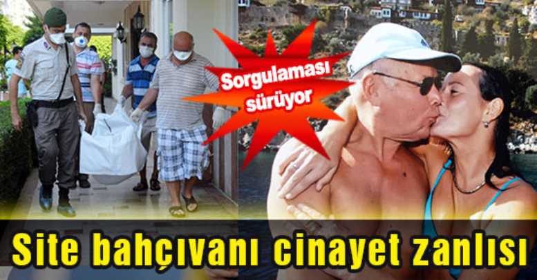 Site bahçıvanı cinayet zanlısı