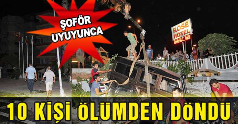 ŞOFÖR UYUYUNCA
