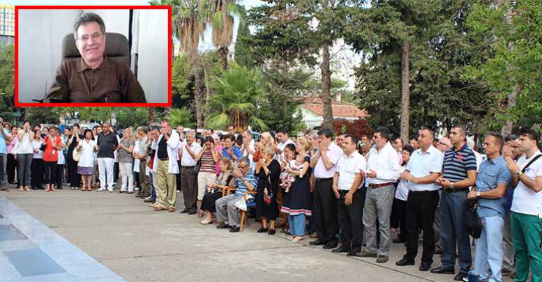 Son yolculuğuna hastaları uğurladı