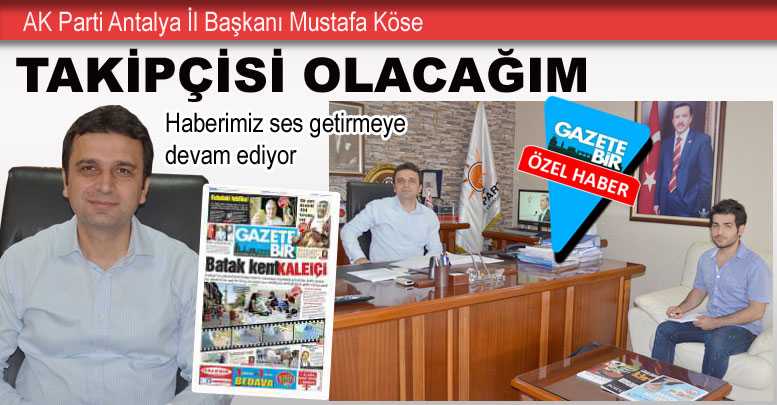 TAKİPÇİSİ OLACAĞIM