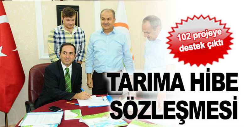 Tarıma hibe sözleşmesi