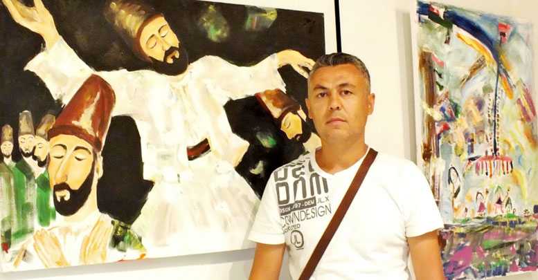 Tatilde sergi açtı