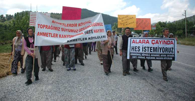 TENEKELİ HES PROTESTOSU