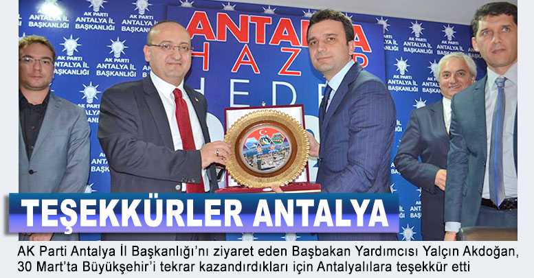 Teşekkürler Antalya