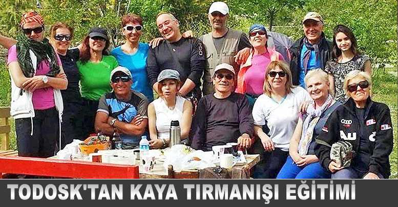 TODOSK'tan kaya tırmanışı eğitimi
