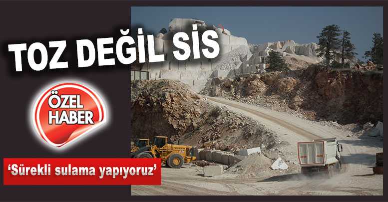 Toz değil sis