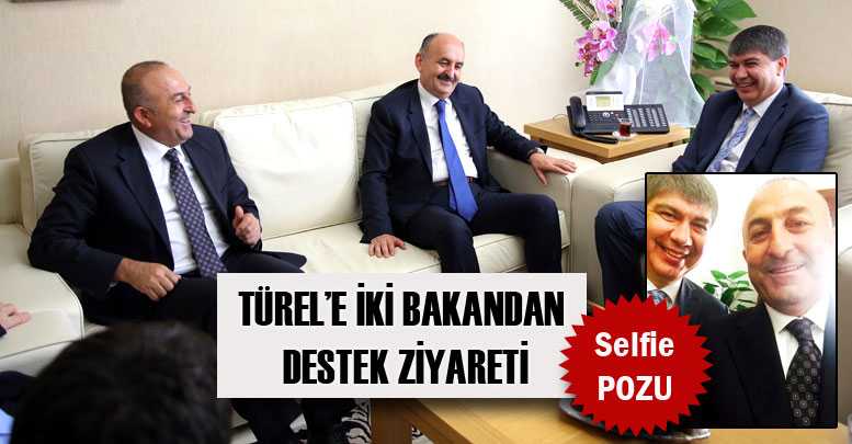 Türel’e iki bakandan destek ziyareti