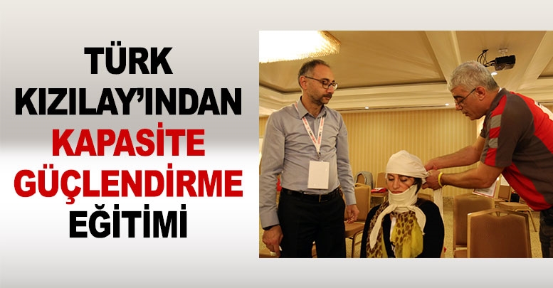 Türk Kızılay’ından kapasite güçlendirme eğitimi
