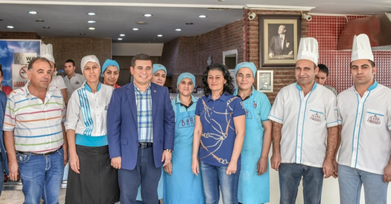 Tütüncü’den lezzetli ziyaret
