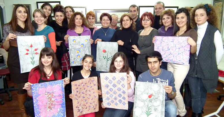 Üniversite’de ebru heyecanı