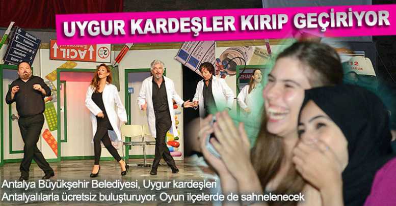 Uygur kardeşler kırıp geçiriyor