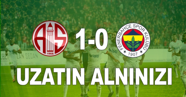 Uzatın alnınızı