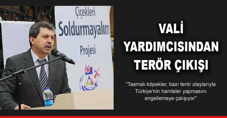 Vali yardımcısından terör çıkışı