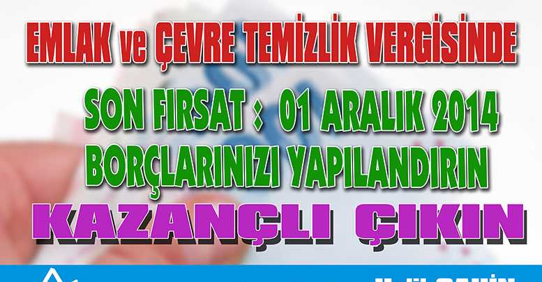 Vergi borcu olanlara uyarı