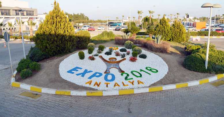 VIP girişine EXPO logosu