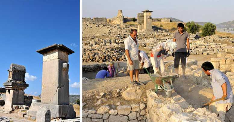 Xanthos kazı sezonu bitti
