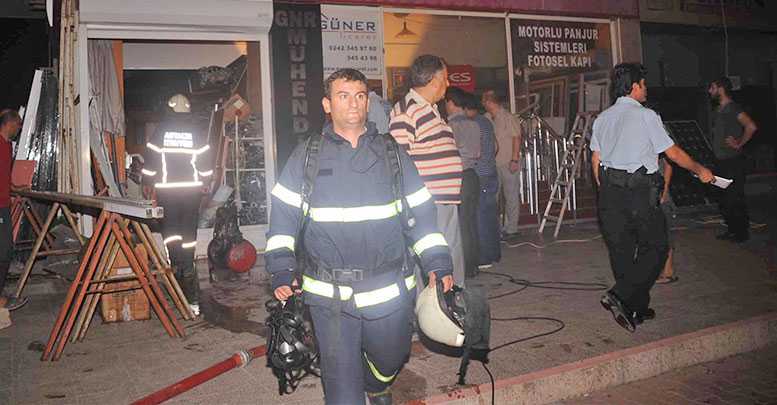 Yangın korkuttu