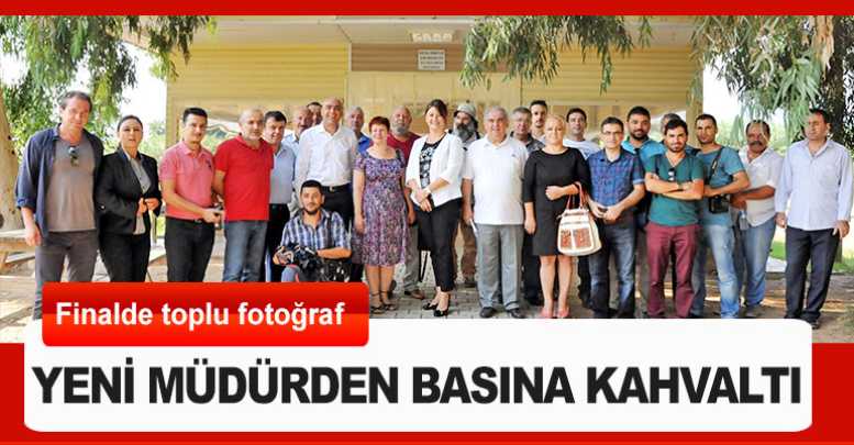 Yeni müdürden basına kahvaltı