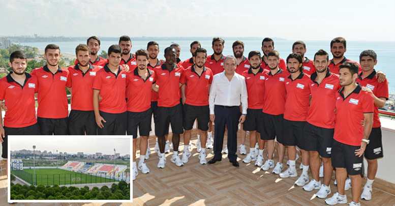 Yeni sahada ilk maç