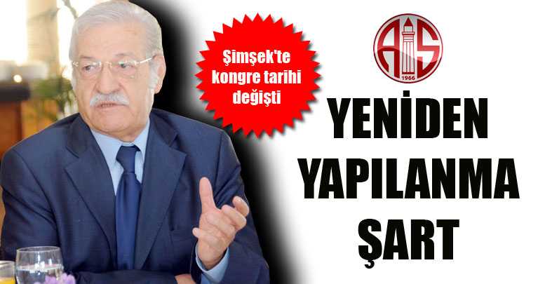 YENİDEN YAPILANMA ŞART