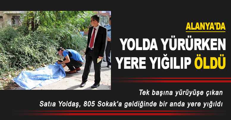 Yolda Yürürken Yere Yığılıp Öldü