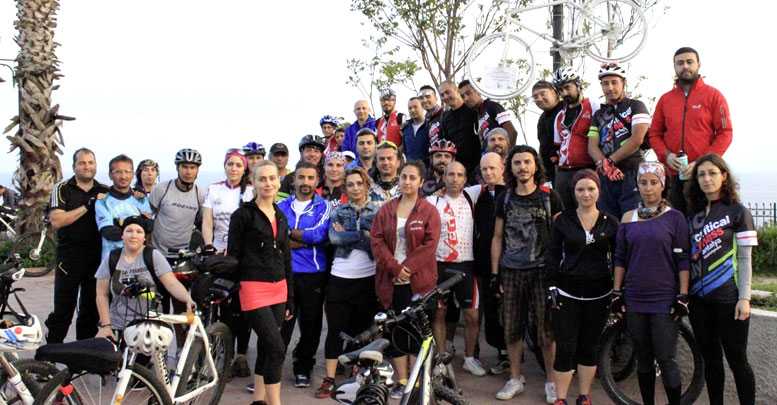 Yollarını korumak için pedal çevirdiler