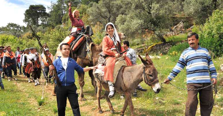 Yörükler turizm için yürüdü