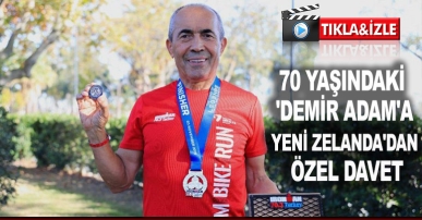 70 yaşındaki 'Demir Adam'a Yeni Zelanda'dan özel davet